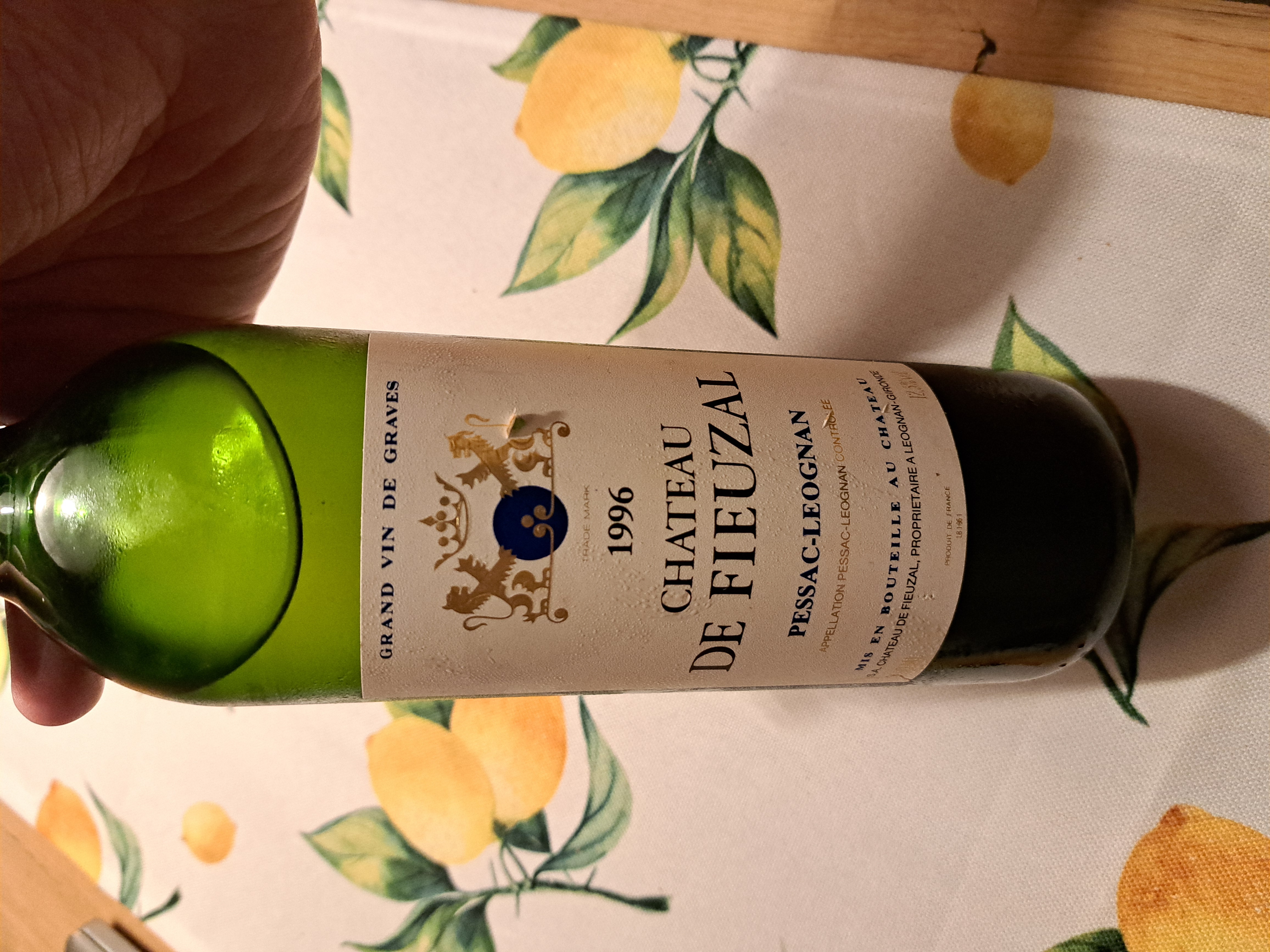 1996 Château de Fieuzal Blanc